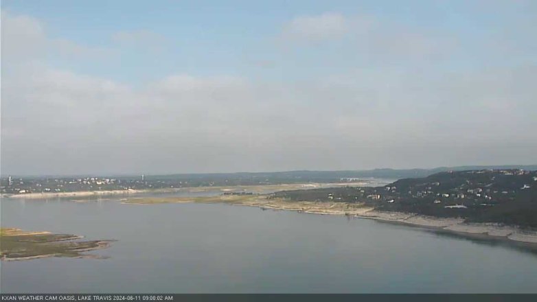 Lake Travis webcam, June 11, 2024 9:00 AM CT