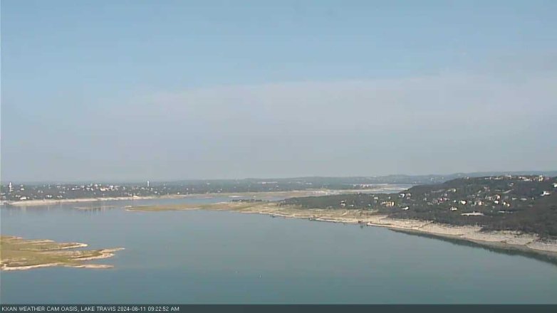 Lake Travis webcam, June 11, 2024 9:25 AM CT