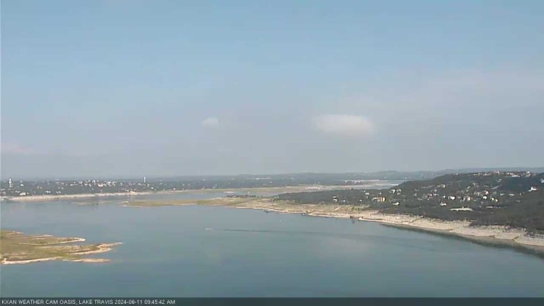 Lake Travis webcam, June 11, 2024 9:45 AM CT