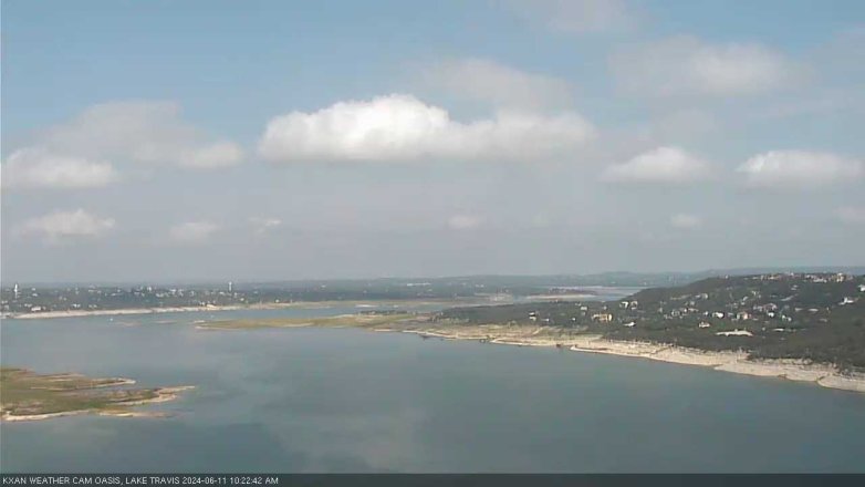 Lake Travis webcam, June 11, 2024 10:25 AM CT