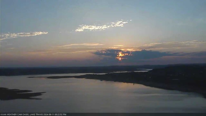 Lake Travis webcam, June 11, 2024 8:25 PM CT