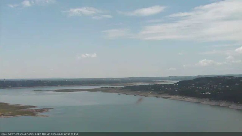 Lake Travis webcam, June 12, 2024 3:00 PM CT