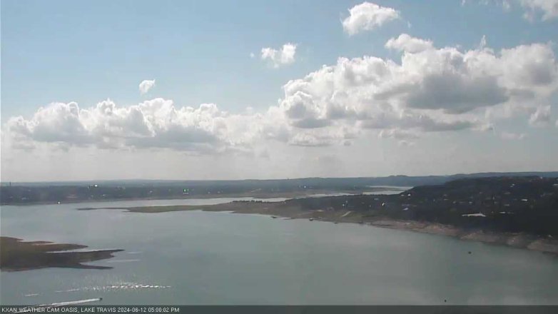 Lake Travis webcam, June 12, 2024 5:00 PM CT
