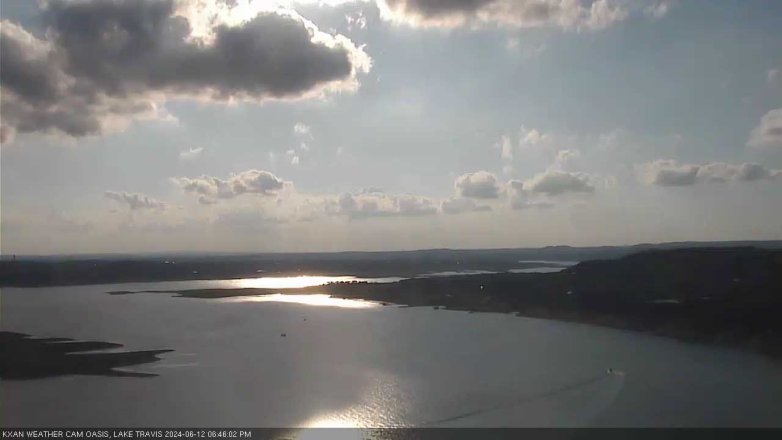 Lake Travis webcam, June 12, 2024 6:45 PM CT