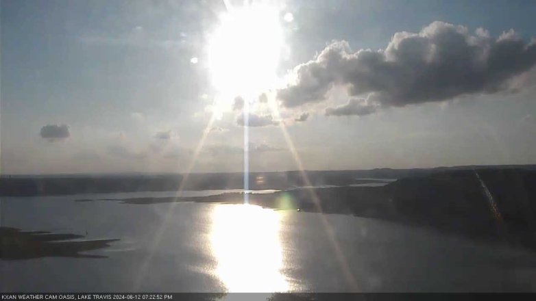 Lake Travis webcam, June 12, 2024 7:25 PM CT