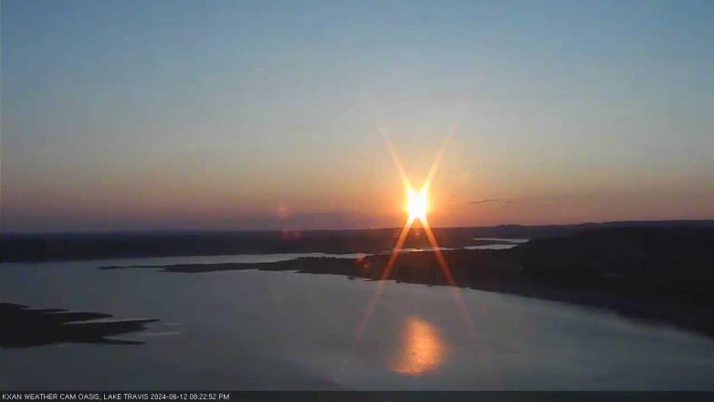 Lake Travis webcam, June 12, 2024 8:25 PM CT