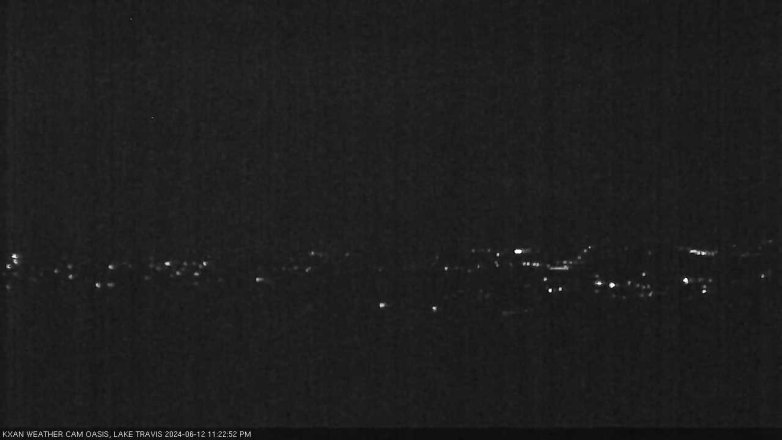 Lake Travis webcam, June 12, 2024 11:25 PM CT