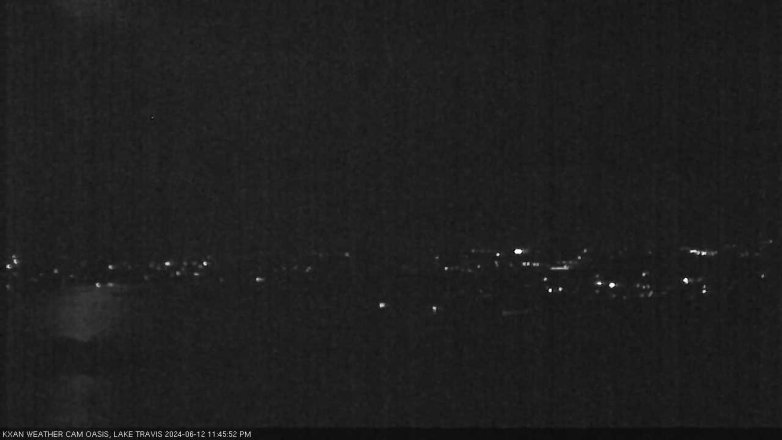 Lake Travis webcam, June 12, 2024 11:45 PM CT