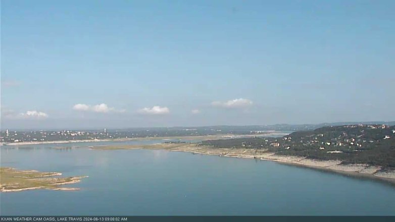 Lake Travis webcam, June 13, 2024 9:00 AM CT