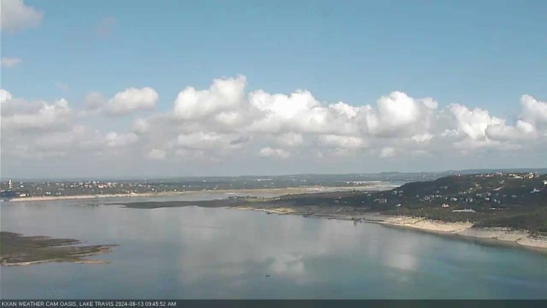 Lake Travis webcam, June 13, 2024 9:45 AM CT