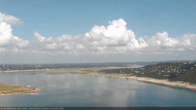 Lake Travis webcam, June 13, 2024 10:25 AM CT