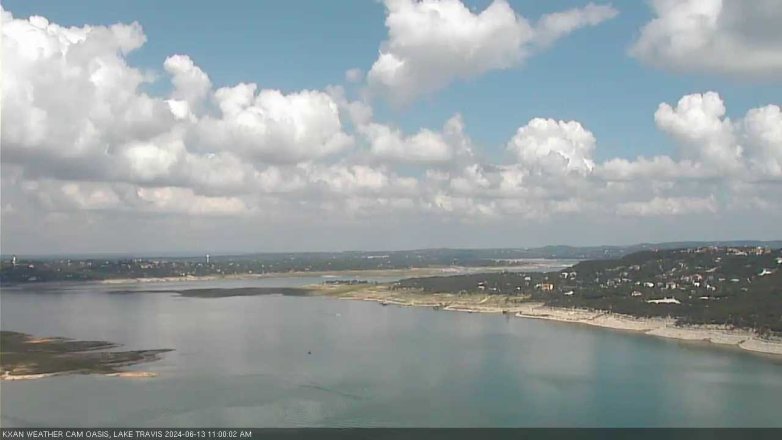 Lake Travis webcam, June 13, 2024 11:00 AM CT