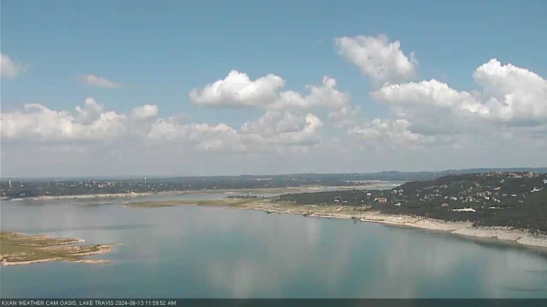 Lake Travis webcam, June 13, 2024 12:00 PM CT