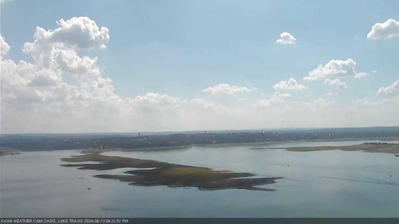 Lake Travis webcam, June 13, 2024 4:25 PM CT