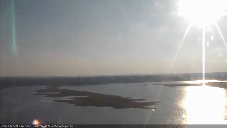 Lake Travis webcam, June 13, 2024 7:00 PM CT