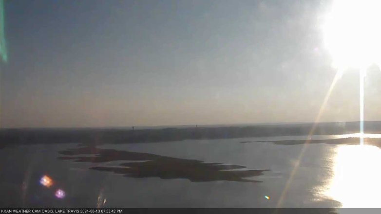 Lake Travis webcam, June 13, 2024 7:25 PM CT