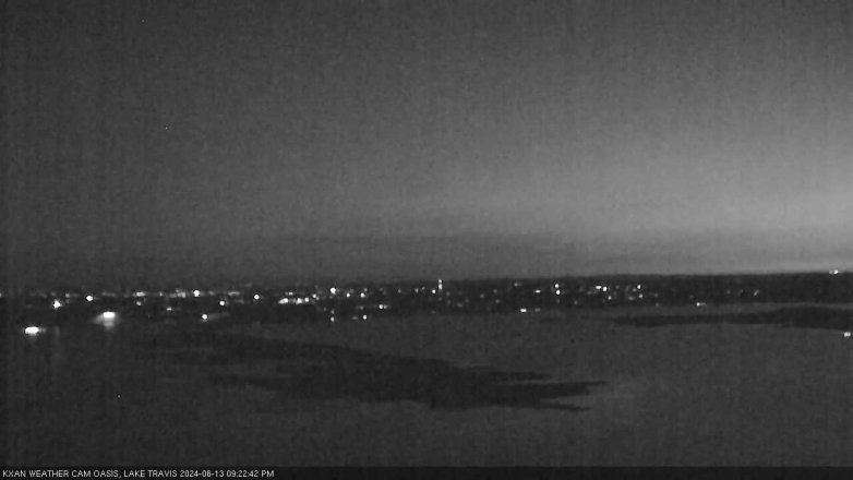 Lake Travis webcam, June 13, 2024 9:25 PM CT