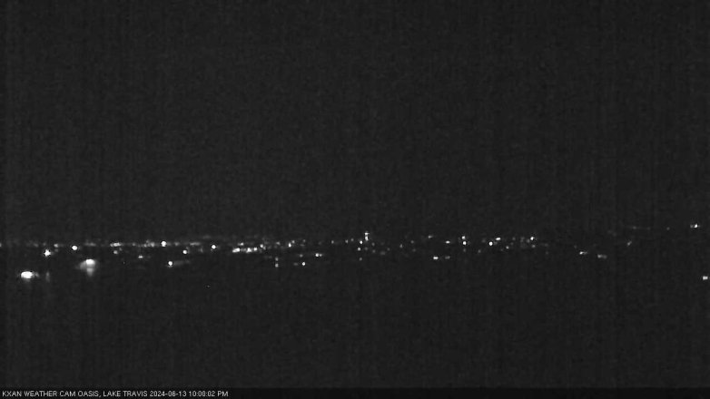 Lake Travis webcam, June 13, 2024 10:00 PM CT