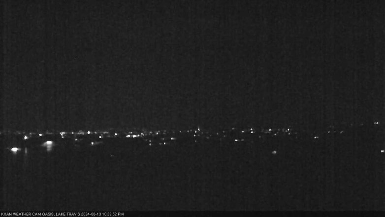 Lake Travis webcam, June 13, 2024 10:25 PM CT