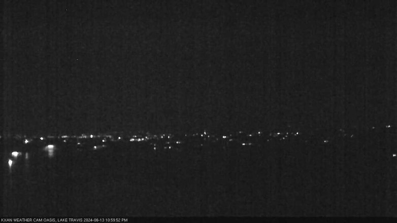 Lake Travis webcam, June 13, 2024 11:00 PM CT