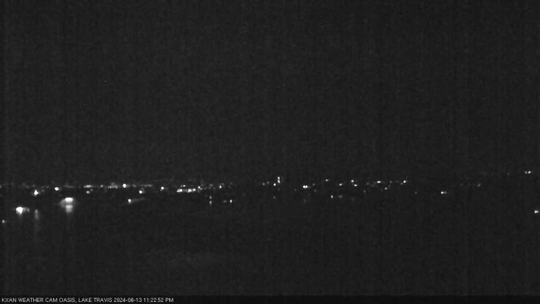 Lake Travis webcam, June 13, 2024 11:25 PM CT