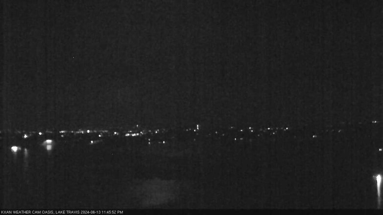 Lake Travis webcam, June 13, 2024 11:45 PM CT