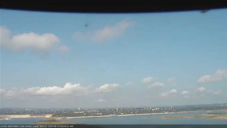 Lake Travis webcam, June 14, 2024 9:00 AM CT