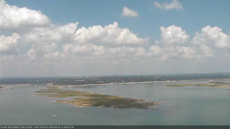 Lake Travis webcam, June 14, 2024 12:00 PM CT