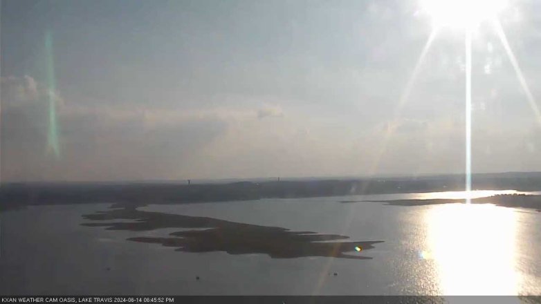 Lake Travis webcam, June 14, 2024 6:45 PM CT