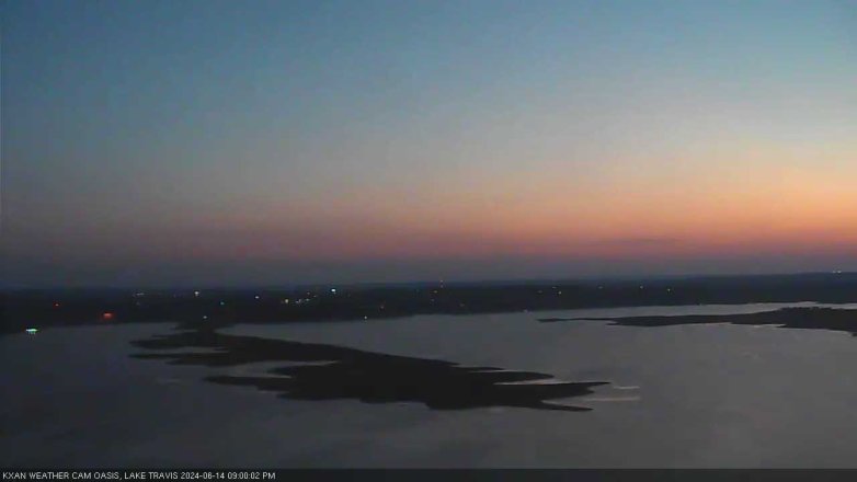 Lake Travis webcam, June 14, 2024 9:00 PM CT