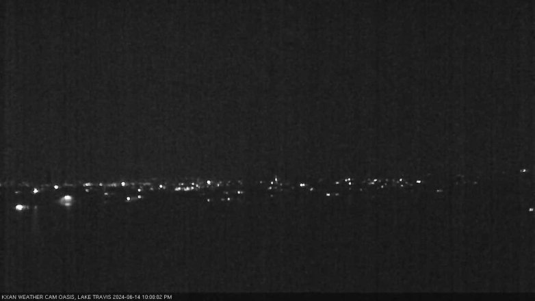 Lake Travis webcam, June 14, 2024 10:00 PM CT