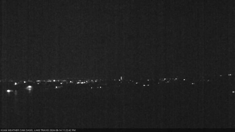 Lake Travis webcam, June 14, 2024 11:25 PM CT