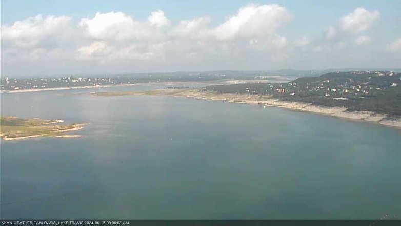 Lake Travis webcam, June 15, 2024 9:00 AM CT