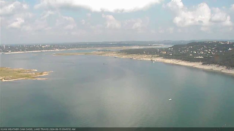 Lake Travis webcam, June 15, 2024 9:45 AM CT