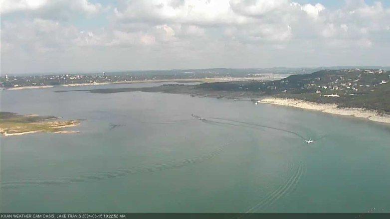 Lake Travis webcam, June 15, 2024 10:25 AM CT