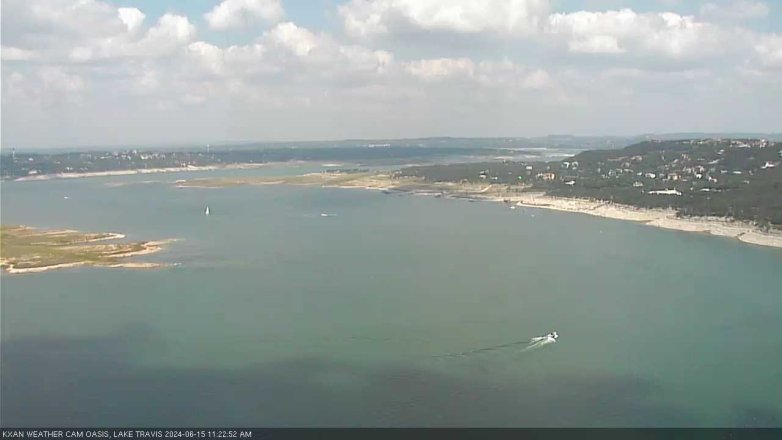 Lake Travis webcam, June 15, 2024 11:25 AM CT