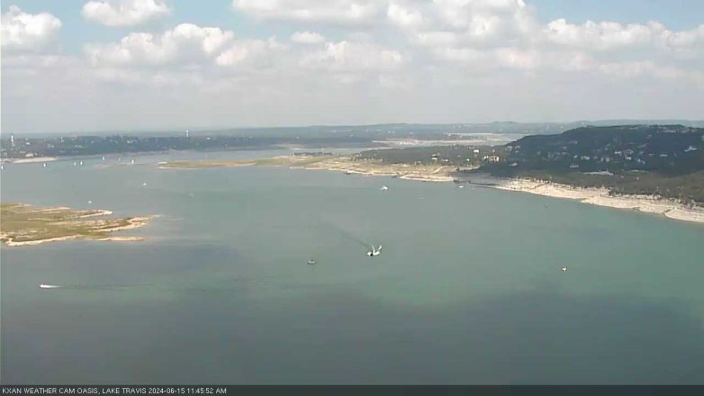 Lake Travis webcam, June 15, 2024 11:45 AM CT