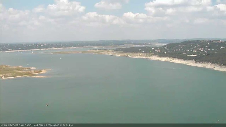 Lake Travis webcam, June 15, 2024 12:00 PM CT