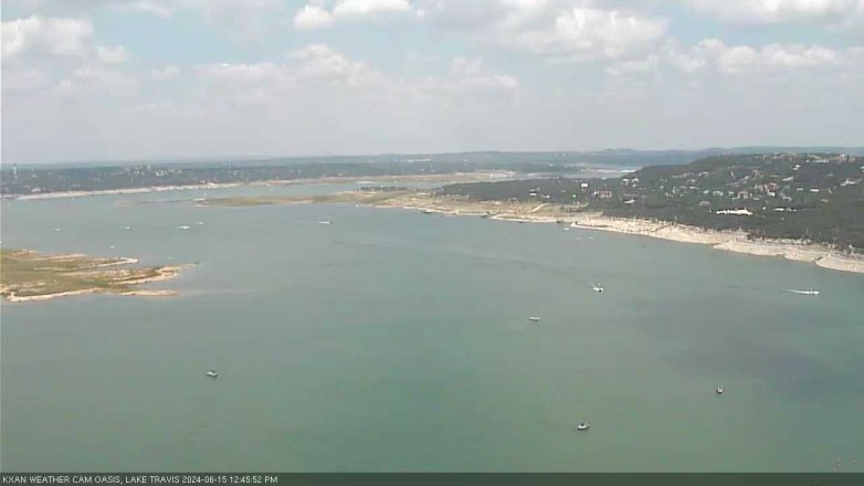 Lake Travis webcam, June 15, 2024 12:45 PM CT