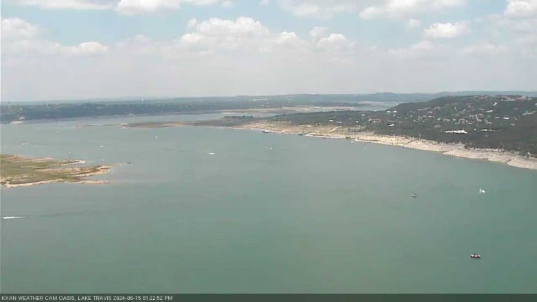 Lake Travis webcam, June 15, 2024 1:25 PM CT
