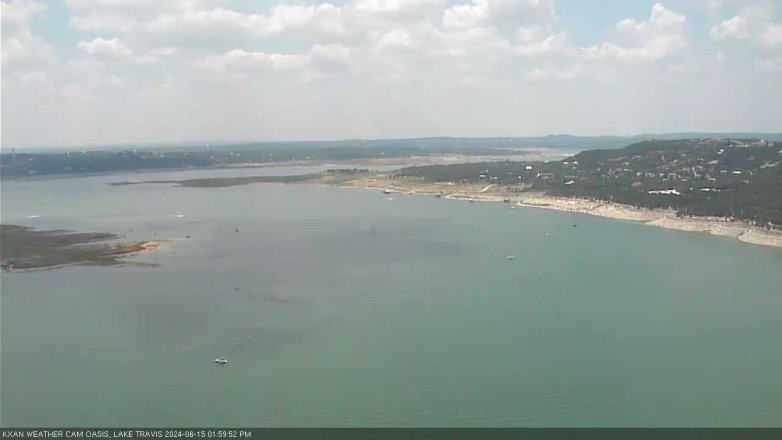 Lake Travis webcam, June 15, 2024 2:00 PM CT