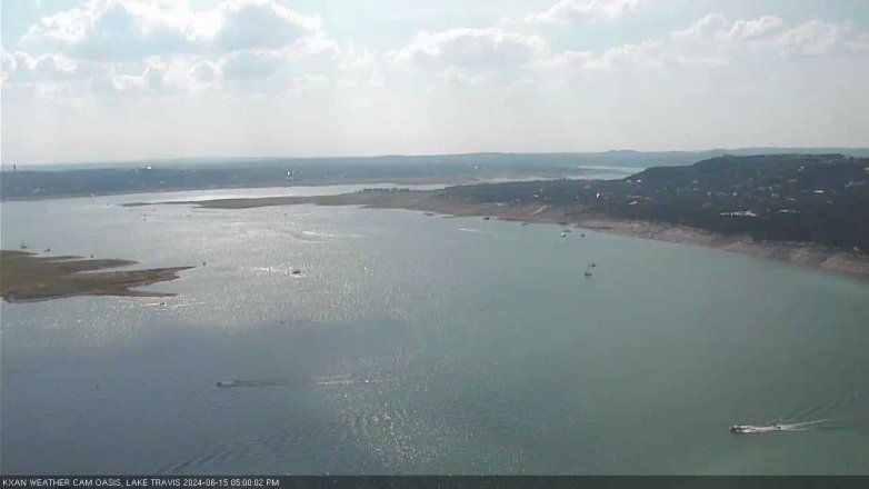 Lake Travis webcam, June 15, 2024 5:00 PM CT