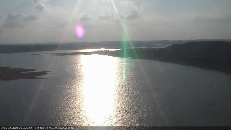 Lake Travis webcam, June 15, 2024 7:00 PM CT