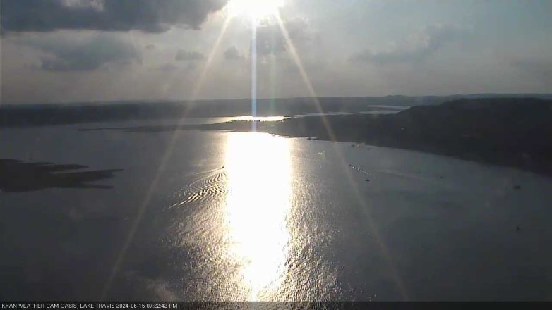 Lake Travis webcam, June 15, 2024 7:25 PM CT