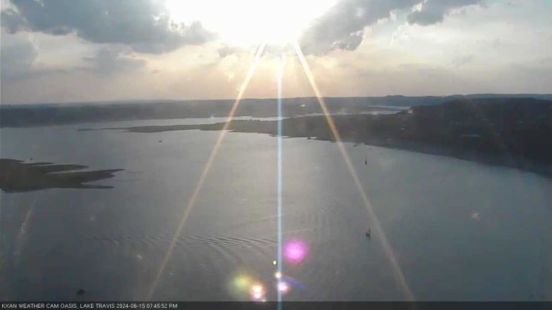 Lake Travis webcam, June 15, 2024 7:45 PM CT