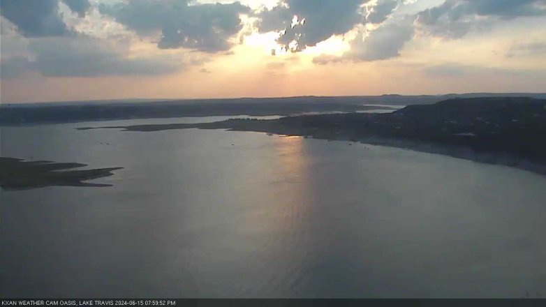 Lake Travis webcam, June 15, 2024 8:00 PM CT