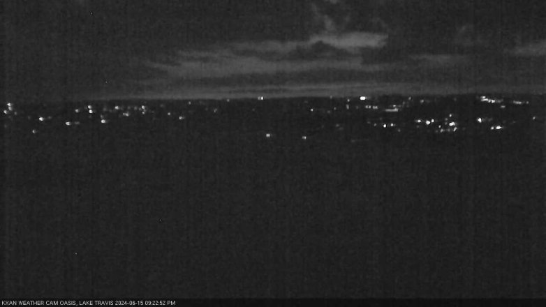 Lake Travis webcam, June 15, 2024 9:25 PM CT
