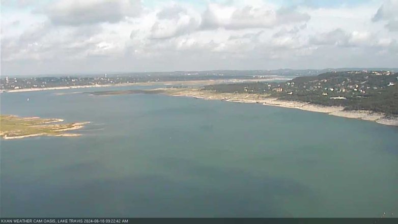 Lake Travis webcam, June 16, 2024 9:25 AM CT