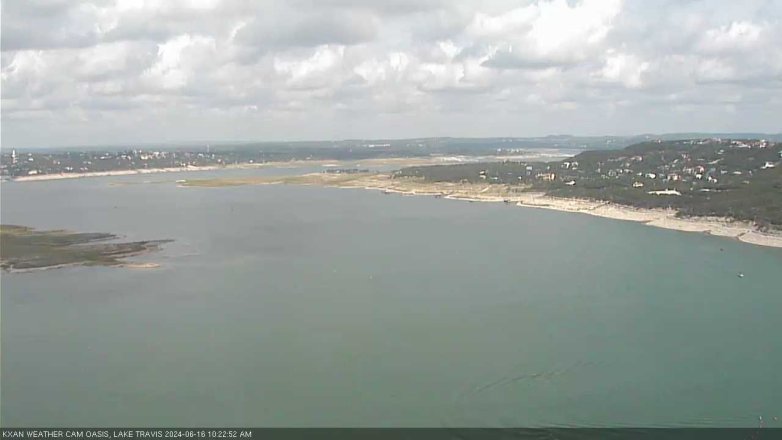 Lake Travis webcam, June 16, 2024 10:25 AM CT