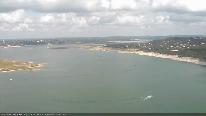 Lake Travis webcam, June 16, 2024 10:45 AM CT